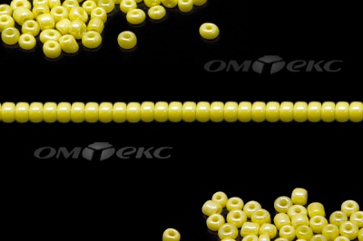 Бисер (ОL) 11/0 ( упак.100 гр) цв.122 - жёлтый - купить в Нефтеюганске. Цена: 51.21 руб.