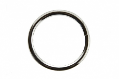 Кольцо металлическое d-32 мм, цв.-никель - купить в Нефтеюганске. Цена: 3.54 руб.