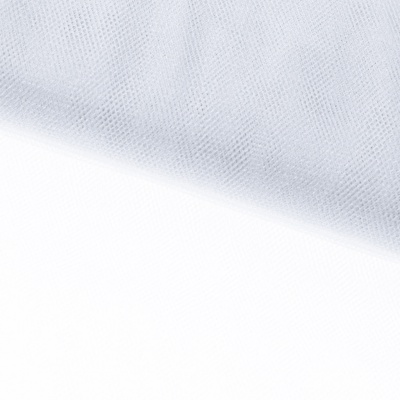 Трикотажное полотно Тюль Кристалл, 100% полиэфир, 16-01/белый, 15гр/м2, шир.160см. - купить в Нефтеюганске. Цена 129.70 руб.
