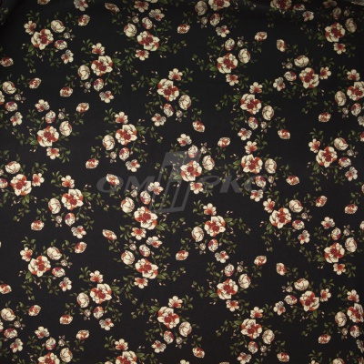 Плательная ткань "Фламенко" 3.1, 80 гр/м2, шир.150 см, принт растительный - купить в Нефтеюганске. Цена 239.03 руб.