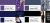 Костюмная ткань "Элис" 18-3921, 200 гр/м2, шир.150см, цвет голубика - купить в Нефтеюганске. Цена 303.10 руб.