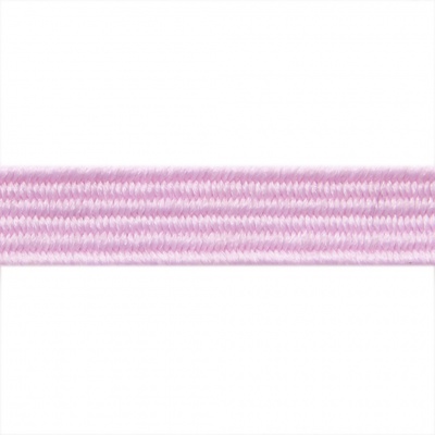 Резиновые нити с текстильным покрытием, шир. 6 мм ( упак.30 м/уп), цв.- 80-розовый - купить в Нефтеюганске. Цена: 155.22 руб.