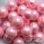 0404-00108-Бусины пластиковые под жемчуг "ОмТекс", 16 мм, (уп.50гр=24+/-1шт) цв.101-св.розовый - купить в Нефтеюганске. Цена: 44.18 руб.