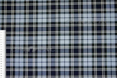 Ткань костюмная клетка Т7274 2004, 220 гр/м2, шир.150см, цвет т.синий/гол/бел - купить в Нефтеюганске. Цена 