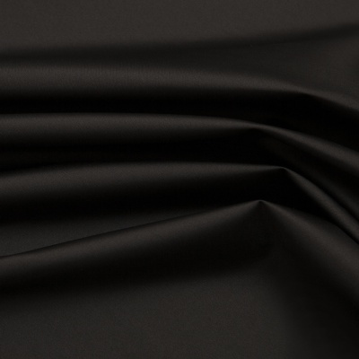 Курточная ткань Дюэл (дюспо), PU/WR/Milky, 80 гр/м2, шир.150см, цвет чёрный - купить в Нефтеюганске. Цена 141.80 руб.