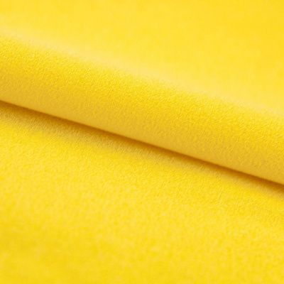 Креп стрейч Амузен 12-0752, 85 гр/м2, шир.150см, цвет жёлтый - купить в Нефтеюганске. Цена 194.07 руб.
