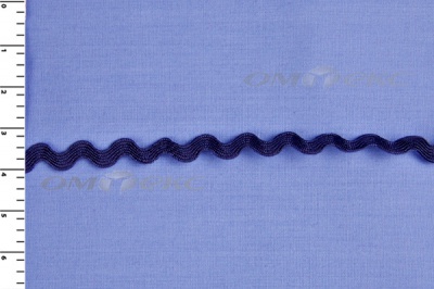 Тесьма плетеная "Вьюнчик"/т.синий - купить в Нефтеюганске. Цена: 48.03 руб.