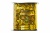 Пайетки "ОмТекс" на нитях, SILVER SHINING, 6 мм F / упак.91+/-1м, цв. 48 - золото - купить в Нефтеюганске. Цена: 356.19 руб.