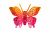 Бабочка декоративная пластиковая #10 - купить в Нефтеюганске. Цена: 7.09 руб.