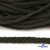 Шнур плетеный d-6 мм круглый, 70% хлопок 30% полиэстер, уп.90+/-1 м, цв.1075-хаки - купить в Нефтеюганске. Цена: 588 руб.