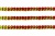 Пайетки "ОмТекс" на нитях, CREAM, 6 мм С / упак.73+/-1м, цв. 96 - красный - купить в Нефтеюганске. Цена: 484.77 руб.