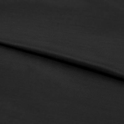 Ткань подкладочная Таффета, антист., 54 гр/м2, шир.150см, цвет чёрный - купить в Нефтеюганске. Цена 60.40 руб.
