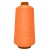 Нитки текстурированные некручёные 457, намот. 15 000 м, цвет оранжевый - купить в Нефтеюганске. Цена: 204.10 руб.