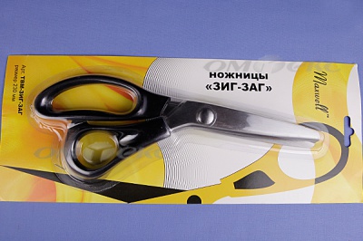 Ножницы ЗИГ-ЗАГ "MAXWELL" 230 мм - купить в Нефтеюганске. Цена: 1 041.25 руб.