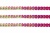 Пайетки "ОмТекс" на нитях, CREAM, 6 мм С / упак.73+/-1м, цв. 89 - розовый - купить в Нефтеюганске. Цена: 468.37 руб.