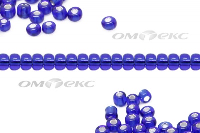Бисер (SL) 11/0 ( упак.100 гр) цв.28 - синий - купить в Нефтеюганске. Цена: 53.34 руб.