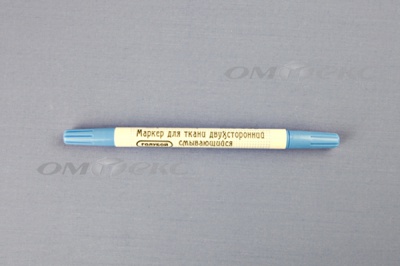 Маркер двухсторонний смывающийся для ткани RA-002 голубой - купить в Нефтеюганске. Цена: 207.84 руб.