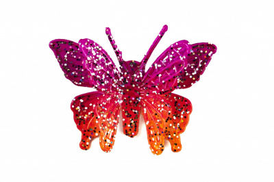 Бабочка декоративная пластиковая #10 - купить в Нефтеюганске. Цена: 7.09 руб.