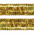 Тесьма с пайетками D16, шир. 20 мм/уп. 25+/-1 м, цвет золото - купить в Нефтеюганске. Цена: 778.19 руб.