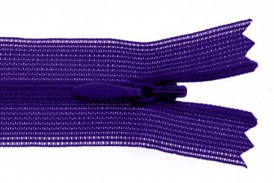 Молния потайная Т3 866, 50 см, капрон, цвет фиолетовый - купить в Нефтеюганске. Цена: 8.62 руб.