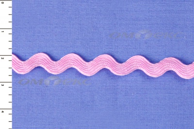 Тесьма плетеная "Вьюнчик"/бл.розовый - купить в Нефтеюганске. Цена: 37.25 руб.