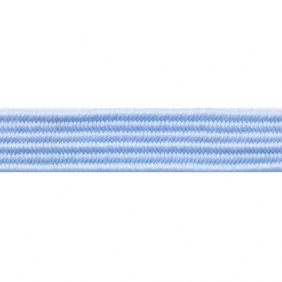 Резиновые нити с текстильным покрытием, шир. 6 мм ( упак.30 м/уп), цв.- 108-голубой - купить в Нефтеюганске. Цена: 155.22 руб.